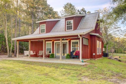 Georgia Farmhouse Lake Access, Private Beach