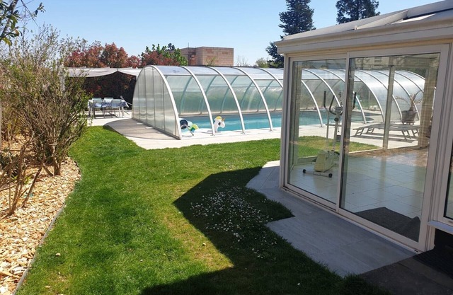 Gite 'Les 3 Cigognes' in CERNAY with indoor pool and veranda