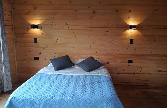 Glamping cabin with mountain view, 15min from Villa de Leyva.