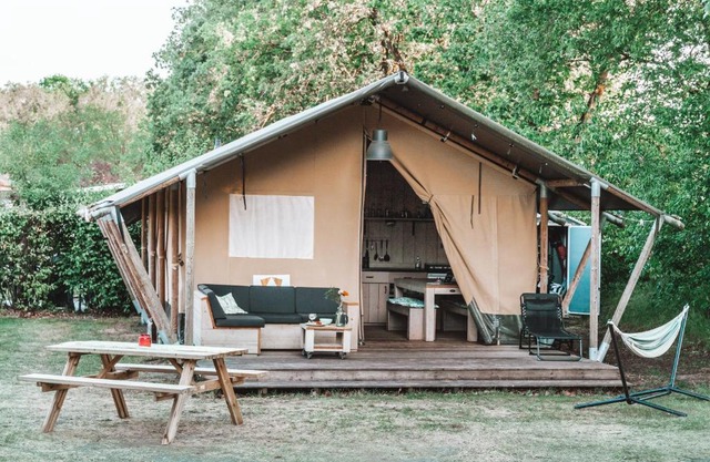 Glamping Holten luxe safaritent 1