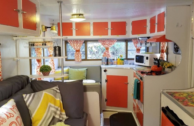 Glamping in a 1965 Vintage Camper!