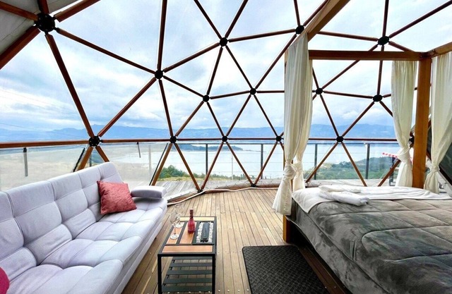 Glamping Spa con vista embalse de Tominé
