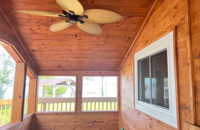Grandfather's Landing, a riverside cottage nestled along the St. Lawrence Seaway
