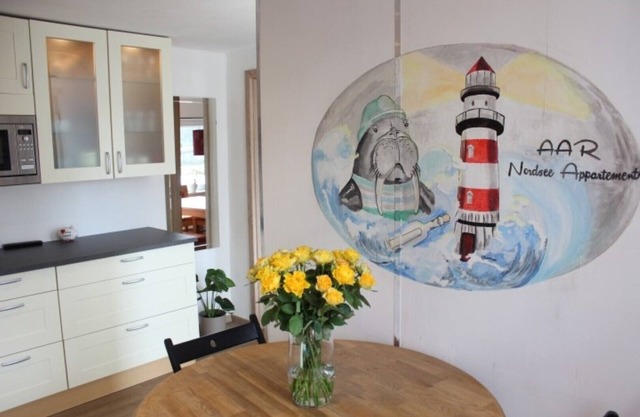 Great 3 room apartment directly between the city center and Varel harbor