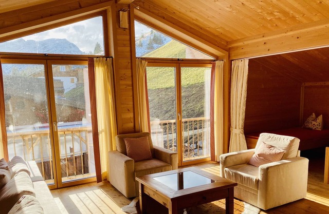 Great large apartment right on the ski slope