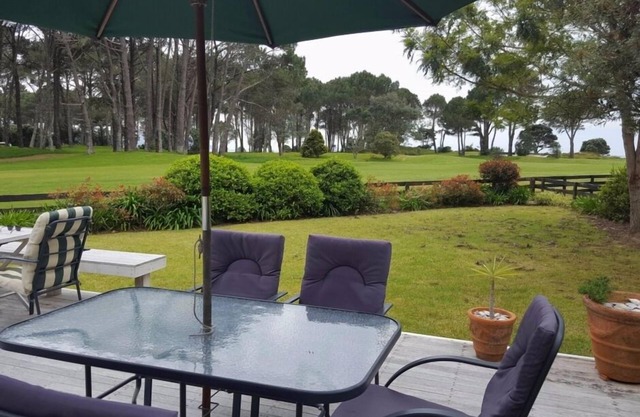 Great location beside #1 fairway with ocean view