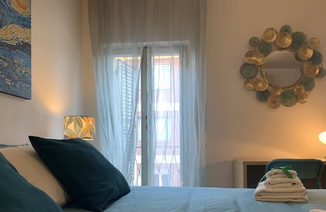 Green apartment in the historic center