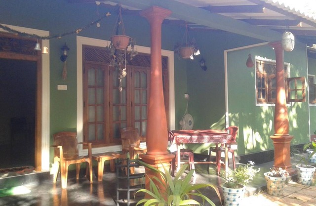 Green Bamboo House