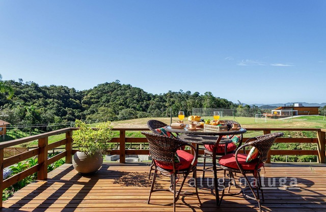 Green Garden - with Ground Fire in Rancho Queimado
