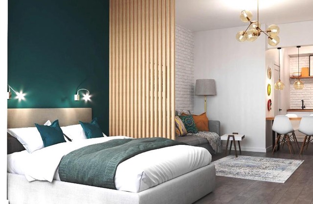 Green Studio Apartment