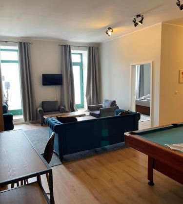 Großes, neu eingerichtetes Apartment mit Weitblick in die Natur
