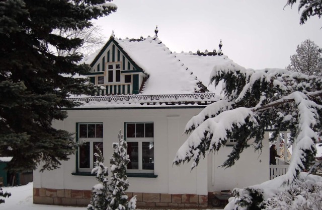 Ground floor apartment with parquet, fireplace, terrace and garden