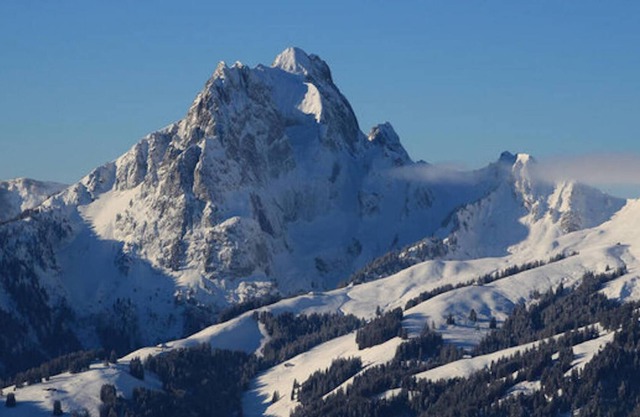 Gstaad , Switzerland skiing from exclusive Rougemont chalet apartment,