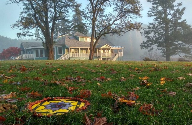 Guest accommodations at Salt Spring Island yoga centre