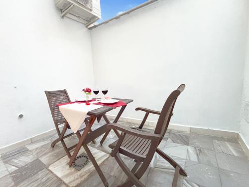 Habitaciones en alojamiento con Patio