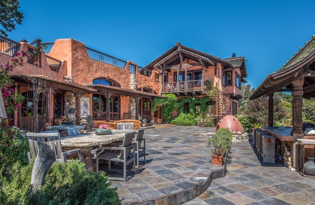 Hacienda Aguajito: Gated Estate with Ocean Views on 23 Exotic Acres in Carmel Ca