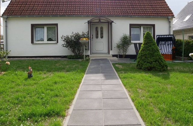 Haffhus mit Terrasse & Garten, Ruhige Lage - Ferienhaus