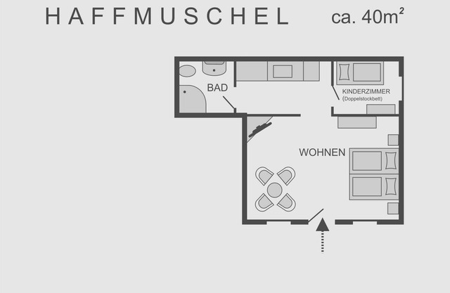 Haffmuschel - Landhaus Mönkebude
