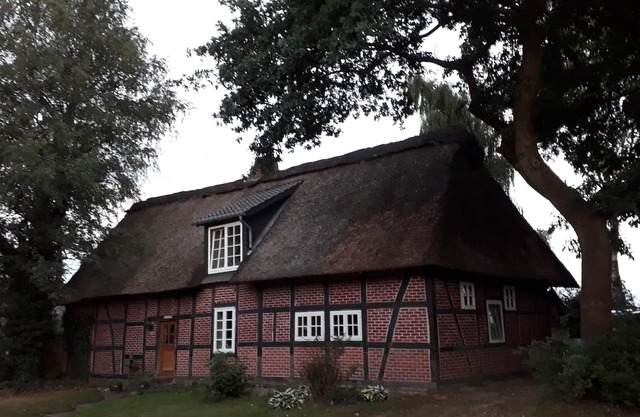 Half-timbered house near Teufelsmoor between Hamburg & Bremen