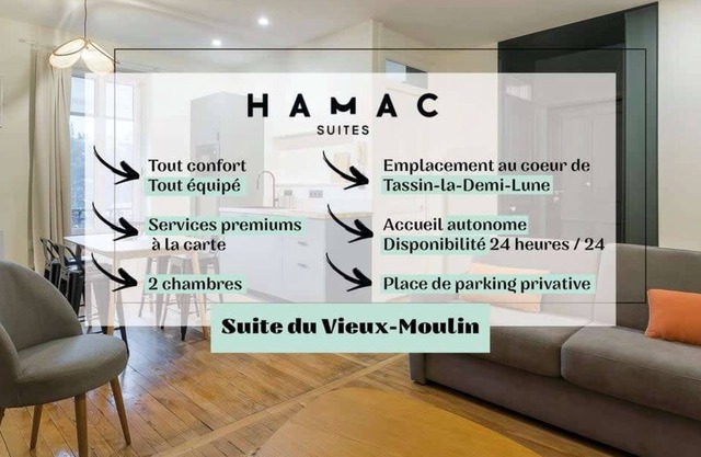 Hamac Suites - Vieux Moulin - T3 parking