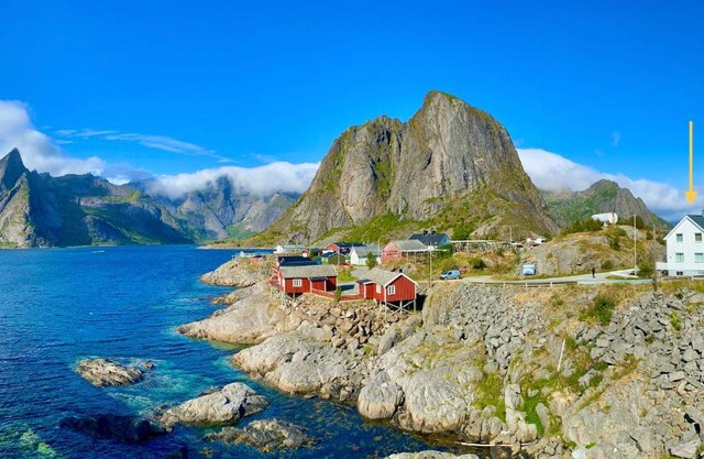 Hamnøya Bridge Panorama