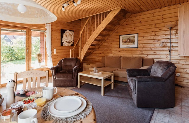 Has-07 Holzblockhaus, 4 Pers., 65qm - Naturerlebnisdorf Blauvogel