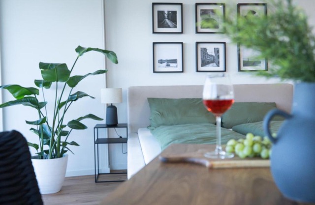 Helles Apartment mit tollem Blick über Augsburg