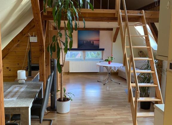 Helles und charmantes Loft mit herrlichem Blick