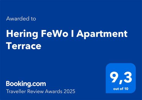 Hering FeWo I Apartment Terrace