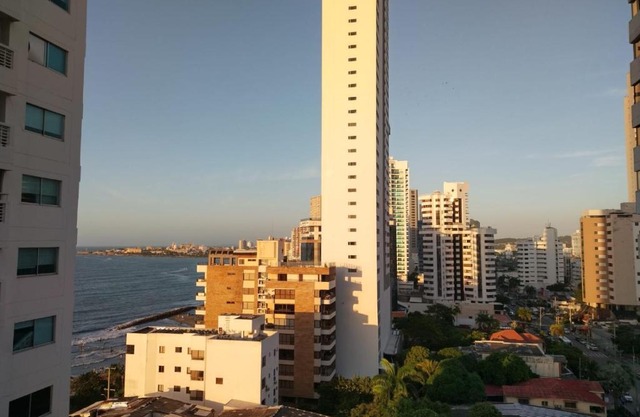 Hermoso Apto, vista parcial al mar y al Centro Histórico de Cartagena de Indias