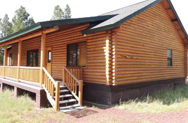 Hidden Log Cabin Deep in Elk Country -Grand Canyon