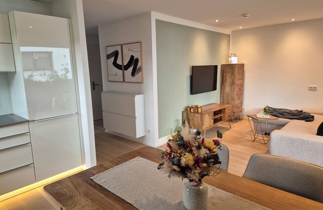 High-quality furnished apartment, central and quiet near Lake Constance