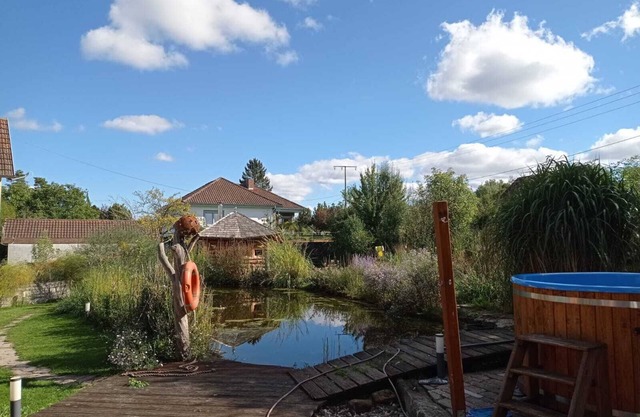 Holiday Home 'Haus Wagner with Swimming Pond' with Private Terrace, Shared Garden and Wi-Fi