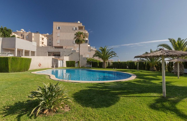 Holiday Apartment "Clayma" with Sea View, Shared Pool & Wi-Fi