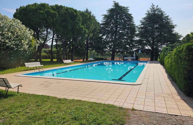 Holiday apartment with air conditioning, swimming pool, tennis