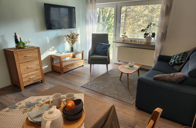 Holiday Apartment 'Bacchus' with Private Balcony, Shared Terrace