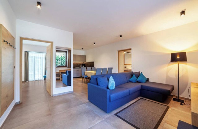 Holiday Apartment "Camping Passeier Garten" with Mountain View, Pool, Sauna & Wi-Fi