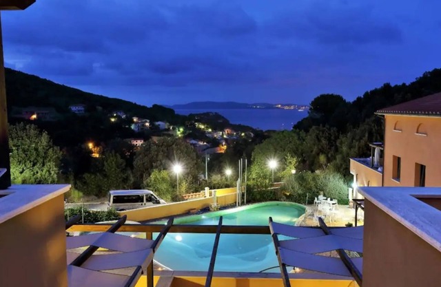 Holiday Apartment 'Casa Mambrino' with Sea View, Shared Pool, Private Terrace & Wi-Fi