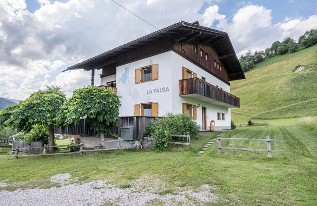 Holiday Apartment "Ciasa La Palsa App 1" with Mountain View, Shared Garden & Wi-Fi