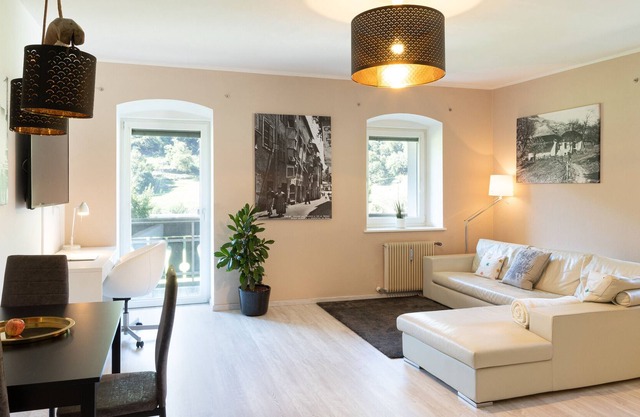 Holiday Apartment "Glunien Rosa" with Mountain View, Shared Pool & Wi-Fi