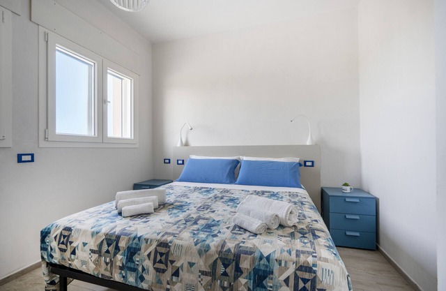 Holiday Apartment "Gufo Di Mare - Celeste" with Sea View, Private Terrace & Wi-Fi