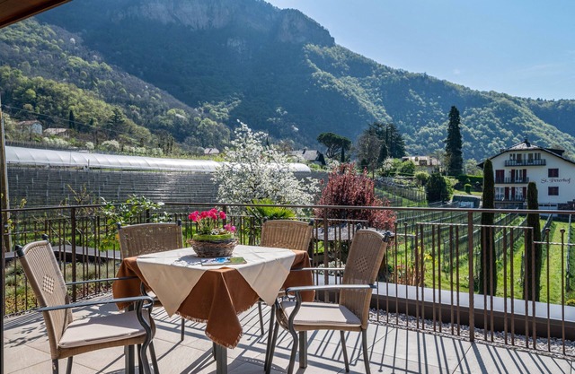 Holiday Apartment "Haus Rosengarten D" with Mountain View, Private Terrace & Wi-Fi