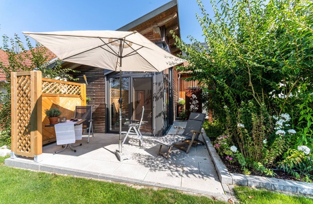 Holiday Apartment "Naturnahe" with Private Terrace, Shared Garden & Wi-Fi