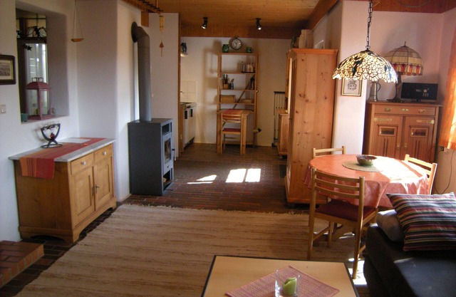 Holiday Apartment 'Rhön-Antik' with Mountain View, Shared Pool and Wi-Fi