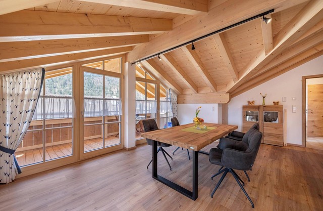 Holiday Apartment "Susi" in a New Building with View of the Zugspitze, 2 Balconies & Wi-Fi