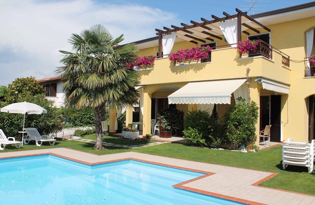 Holiday apartment with balcony and swimming pool