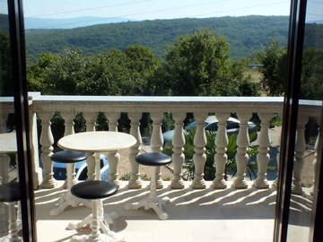Holiday apartment with 15 sqm balcony and sea view