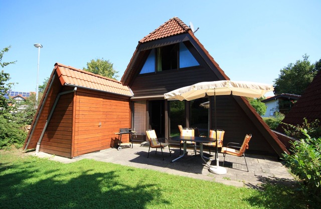 Holiday Home "Cozy A-Frame House Bodensee" with Private Terrace and Private Garden