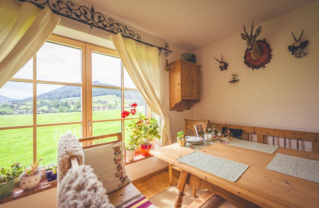Holiday flat 'Wolfgangsee' with mountain view, shared terrace and Wi-Fi