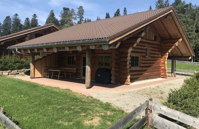 Holiday Home 'Blockhaus Almhütte Wiesenglück' with Private Terrace, Private Garden and Wi-Fi